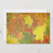 紅葉-結婚の発表 招待状 (裏面)