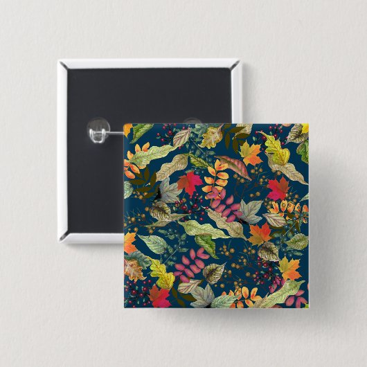 紅葉 缶バッジ (正面&裏面)