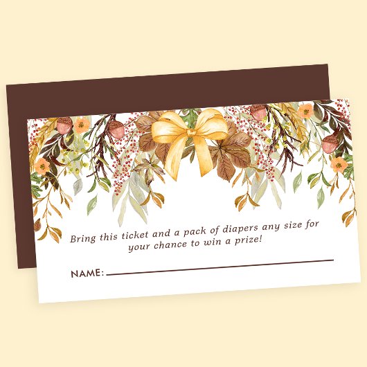 紅葉 花 秋の花 おむつくじ エンクロージャーカード