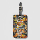 "紅葉"荷物タグ ラゲッジタグ (正面縦)