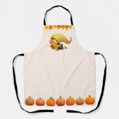 紅葉、豊満の角とカボチャ エプロン (正面)