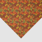 紅葉 – 赤い背景 薄葉紙 (詳細)