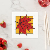 紅葉（赤） スタンダードカクテルナプキン (インサイチュ)