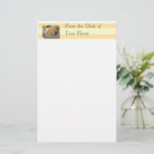 紅葉-…静止したの机からの… 便箋 (スタンド正面)