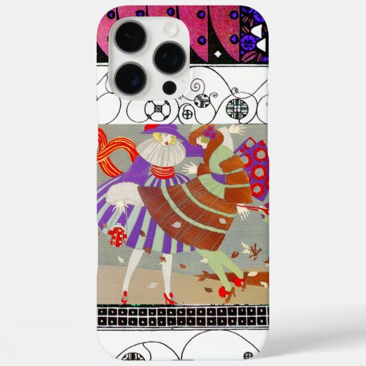 紅葉,風,渦巻きファッション衣装デザイナー Case-Mate iPhoneケース (裏面)