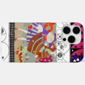 紅葉,風,渦巻きファッション衣装デザイナー Case-Mate iPhoneケース (裏面 (横))