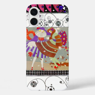 紅葉,風,渦巻きファッション衣装デザイナー iPhone 16 PLUSケース