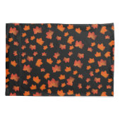 紅葉 高級 秋の葉 紅葉 ハロウィン 枕カバー (裏面)