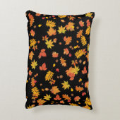 紅葉（黒） アクセントクッション (裏面(縦))