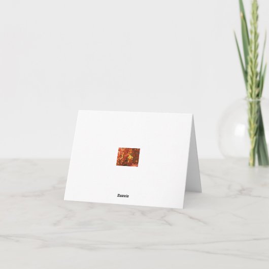 紅葉- 1 カード (裏面)