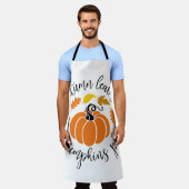 紅葉[2かぼちゃ] エプロン (着用した状態)