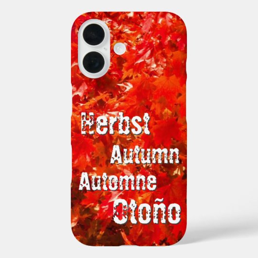 紅葉 Case-Mate iPhoneケース (裏面)