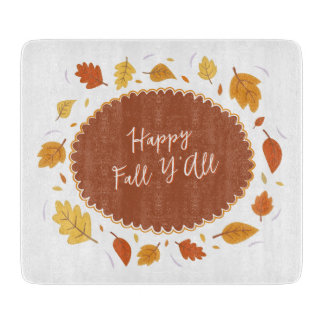 紅葉 Happy Fall Yall 感謝祭 オートムン カッティングボード