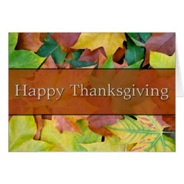 紅葉:: Happy Thanksgivingグリーティングカード