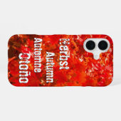紅葉 iPhone 16ケース (裏面横)
