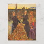 紅葉: Sir John Everett Millais ポストカード (正面)