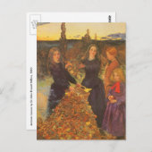 紅葉: Sir John Everett Millais ポストカード (正面/裏面)