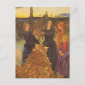 紅葉: Sir John Everett Millais ポストカード (正面)