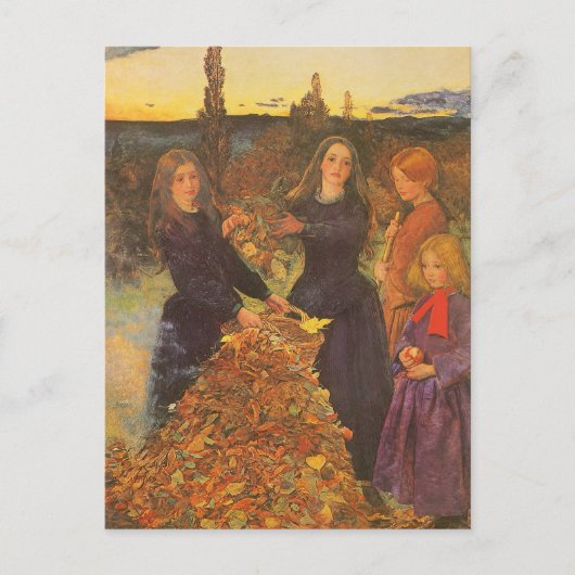 紅葉: Sir John Everett Millais ポストカード (正面)