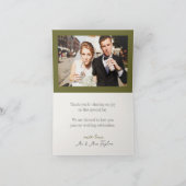 紅葉AUTUMN結婚のサンキューカード サンキューカード (内部)