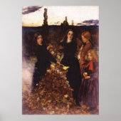 紅葉by John Everett Millais ポスター (正面)