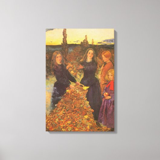 紅葉by Sir John Everett Millais キャンバスプリント (正面)