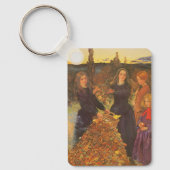 紅葉by Sir John Everett Millais キーホルダー (正面)