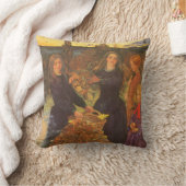 紅葉by Sir John Everett Millais クッション (ブランケット)