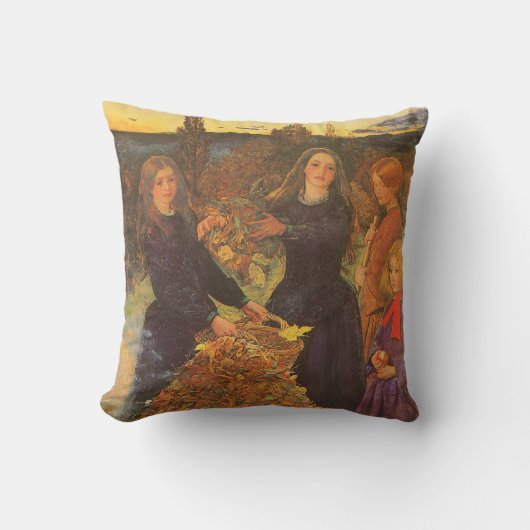 紅葉by Sir John Everett Millais クッション (正面)