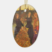 紅葉by Sir John Everett Millais セラミックオーナメント (左)