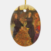 紅葉by Sir John Everett Millais セラミックオーナメント (正面)
