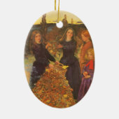 紅葉by Sir John Everett Millais セラミックオーナメント (裏面)