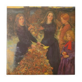紅葉by Sir John Everett Millais タイル (正面)