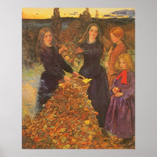紅葉by Sir John Everett Millais ポスター (正面)