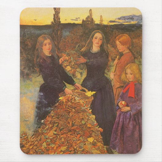紅葉by Sir John Everett Millais マウスパッド (正面)