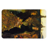 紅葉by Sir John Everett Millais マグネット (横)