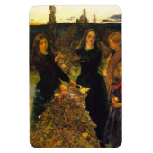 紅葉by Sir John Everett Millais マグネット (縦)