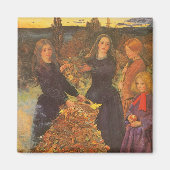 紅葉by Sir John Everett Millais マグネット (正面)
