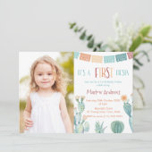 紅葉FIRST Fiesta 1st誕生日パーティー写真 招待状 (スタンド正面)