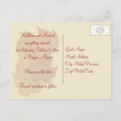 紅葉II日付ポストカードの保存 案内ポストカード (裏面)