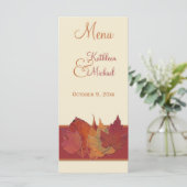 紅葉II結婚のメニューカード メニュー (スタンド正面)