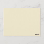 紅葉II表番号郵便カード ポストカード (裏面)