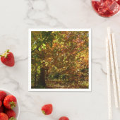 紅葉II黄秋撮影の天蓋 スタンダードカクテルナプキン (インサイチュ)