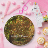 紅葉II黄秋撮影の天蓋 ペーパープレート (パーティー)