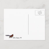 紅葉II黄秋撮影の天蓋 ポストカード (裏面)