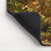 紅葉II黄秋撮影の天蓋 マウスパッド (コーナー)