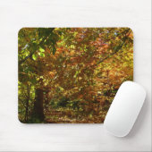 紅葉II黄秋撮影の天蓋 マウスパッド (マウス)