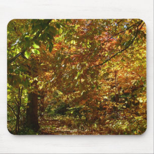 紅葉II黄秋撮影の天蓋 マウスパッド