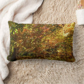 紅葉II黄秋撮影の天蓋 ランバークッション (ブランケット)