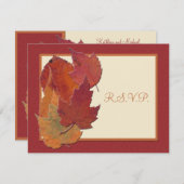 紅葉II RSVPカード (正面/裏面)